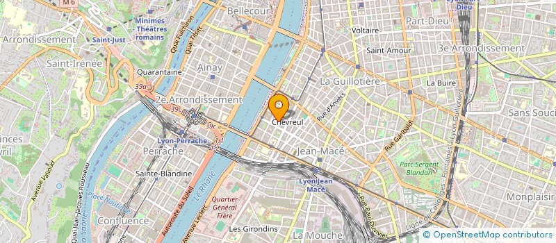 localisation de l'entreprise METAFOR  LYON