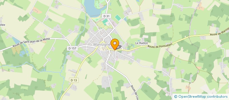 localisation de l'entreprise METAFORI à MANSIGNE