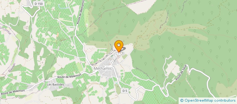 localisation de l'entreprise METAFORT SAS  METHAMIS