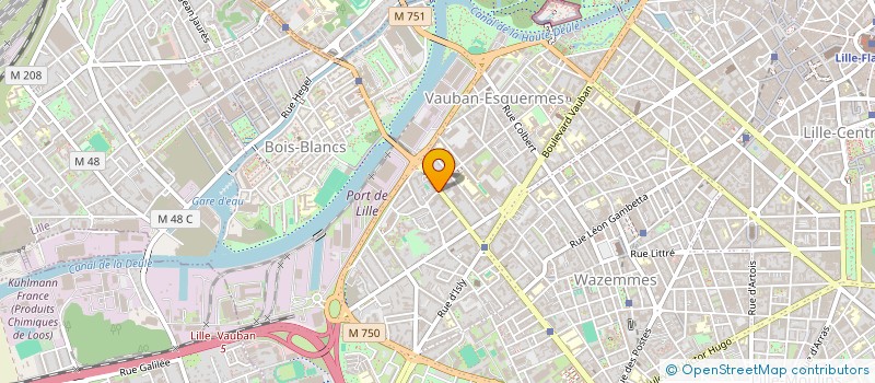 localisation de l'entreprise METAGENICS FRANCE à LILLE