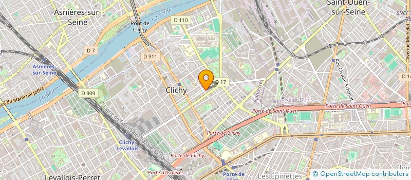 localisation de l'entreprise METAGENOMX à CLICHY