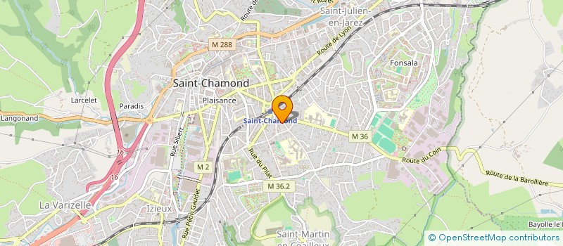 localisation de l'entreprise METAGEST  SAINT-CHAMOND