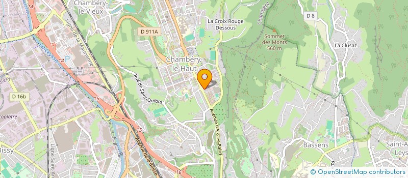 localisation de l'entreprise METAH  CHAMBERY