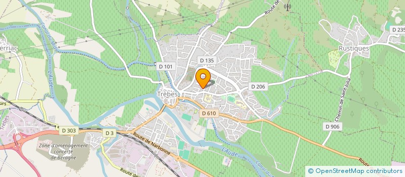 localisation de l'entreprise METAIRIE NEUVE BOYER  LAURE-MINERVOIS