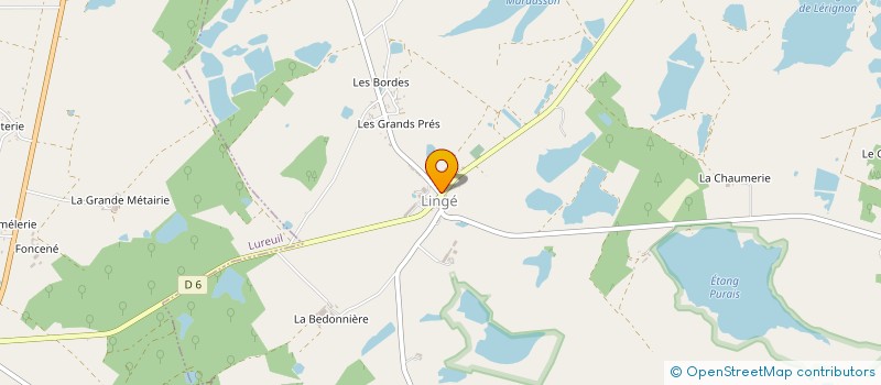 localisation de l'entreprise METAIS à LINGE