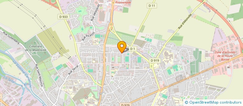 localisation de l'entreprise METAKOM à AMIENS