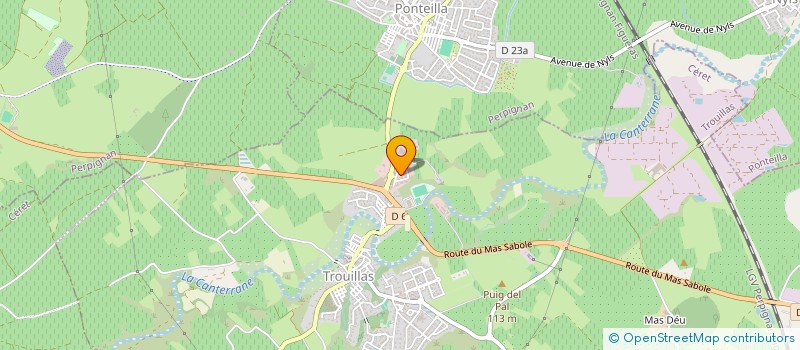 localisation de l'entreprise METAL 2000  THUIR