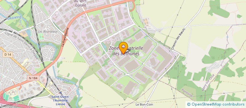 localisation de l'entreprise METAL 2000  SAINT-OUEN-L'AUMONE