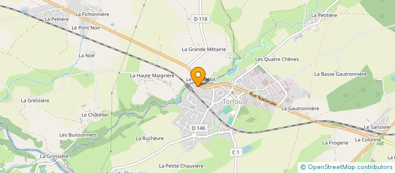 localisation de l'entreprise METAL 360 à SEVREMOINE