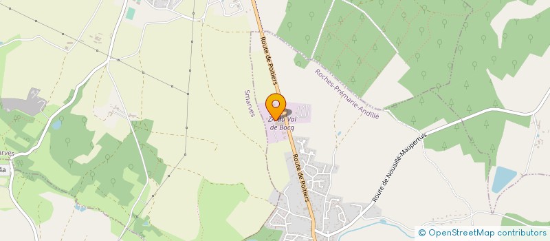 localisation de l'entreprise METAL  ROCHES-PREMARIE-ANDILLE