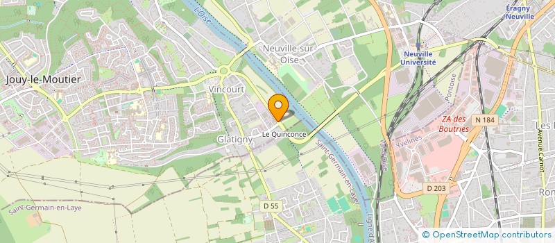 localisation de l'entreprise METAL  JOUY-LE-MOUTIER