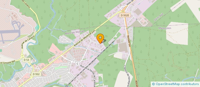 localisation de l'entreprise METAL 40  MONT-DE-MARSAN