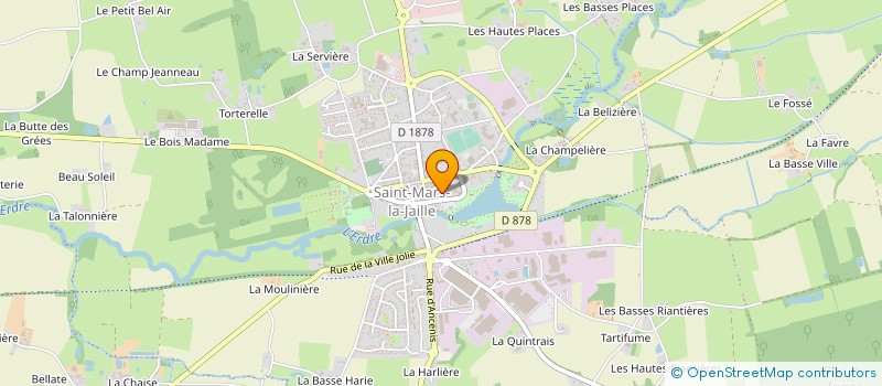 localisation de l'entreprise METAL 44 à VALLONS-DE-L'ERDRE