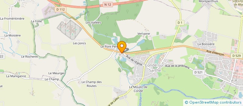 localisation de l'entreprise METAL A A Z à CONDE-SUR-SARTHE