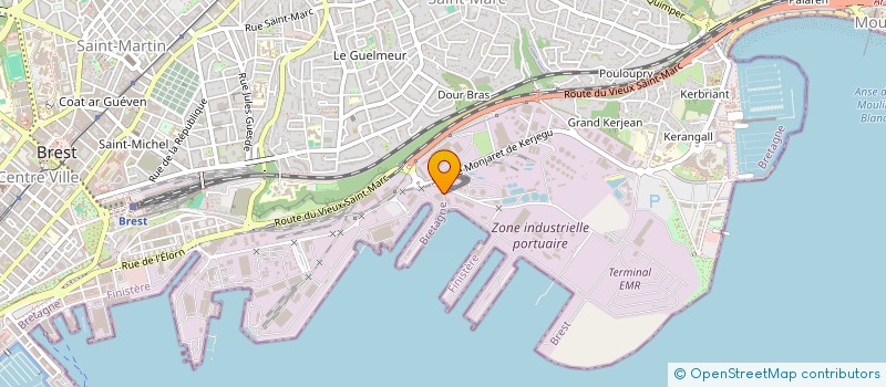 localisation de l'entreprise METAL ACTION à BREST