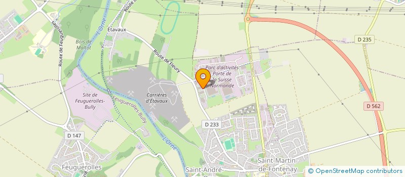 localisation de l'entreprise METAL BOIS DEKO  SAINT-ANDRE-SUR-ORNE