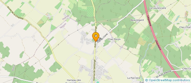 localisation de l'entreprise METAL BOIS GAUTIER  TESSON