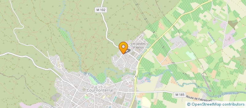 localisation de l'entreprise METAL CHARPENTE 34 à COURNONTERRAL