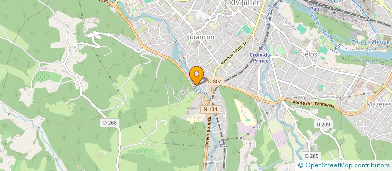 localisation de l'entreprise METAL & CO  JURANCON