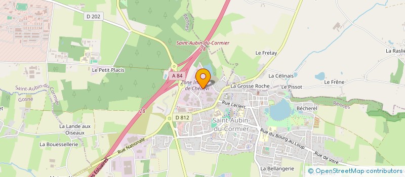 localisation de l'entreprise METAL CONCEPT à SAINT-AUBIN-DU-CORMIER