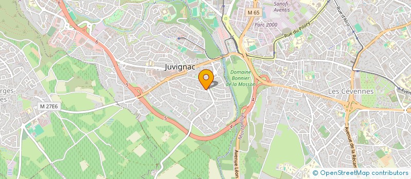 localisation de l'entreprise METAL CONCEPT à JUVIGNAC