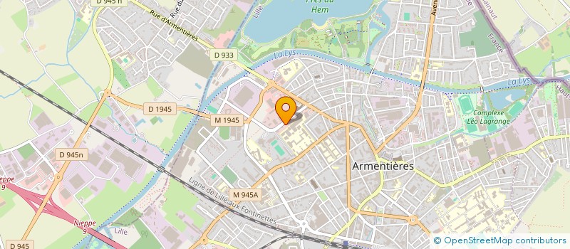 localisation de l'entreprise METAL CONCEPT  ARMENTIERES