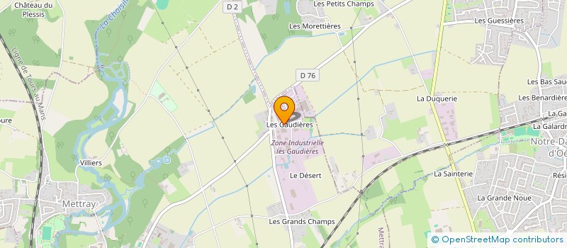 localisation de l'entreprise METAL CONTENEURS SERVICES à METTRAY