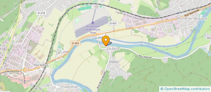 localisation de l'entreprise METAL DE KALI'T  CHALEZE