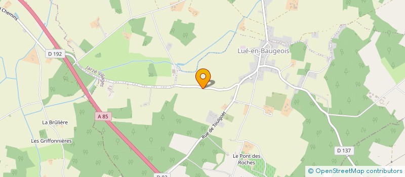 localisation de l'entreprise METAL-DECO-49  LOIRE-AUTHION