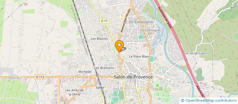 localisation de l'entreprise METAL DESIGN à SALON-DE-PROVENCE