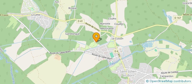 localisation de l'entreprise METAL DU BORN  SAINT-JULIEN-EN-BORN