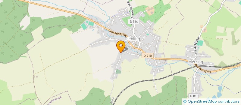 localisation de l'entreprise METAL EAST  DIEBLING
