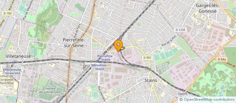 localisation de l'entreprise METAL EPOXY à PIERREFITTE-SUR-SEINE