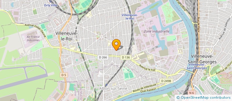 localisation de l'entreprise METAL ET PATRIMOINE à VILLENEUVE-LE-ROI