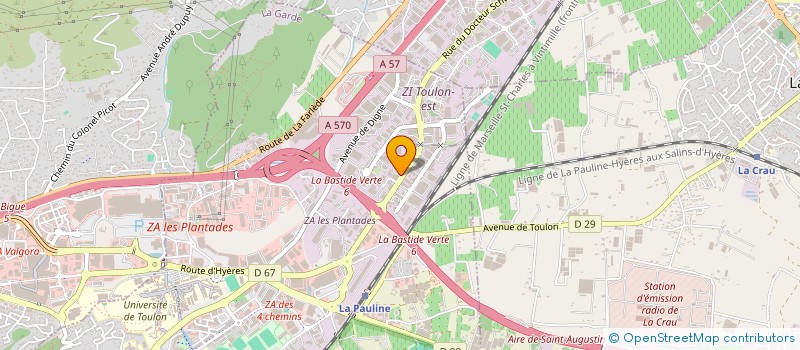 localisation de l'entreprise METAL G S RECYCLAGE  LA GARDE