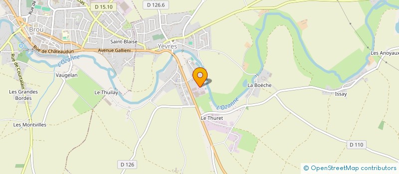 localisation de l'entreprise METAL GI à YEVRES