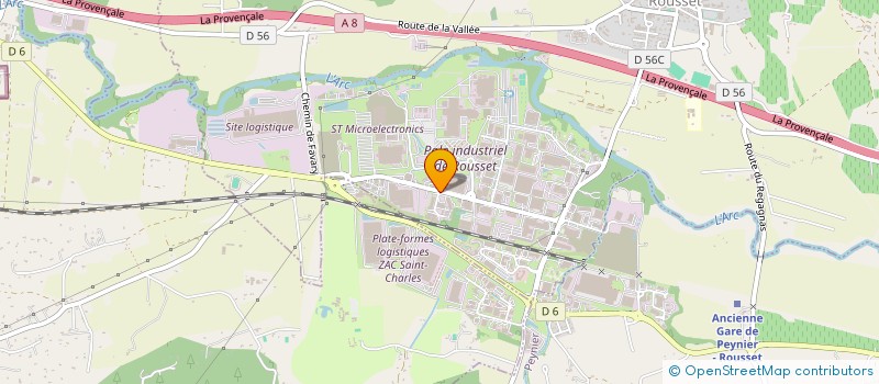 localisation de l'entreprise METAL GROUPE PARTICIPATIONS  ROUSSET