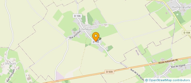 localisation de l'entreprise METAL HDF  LE PARCQ