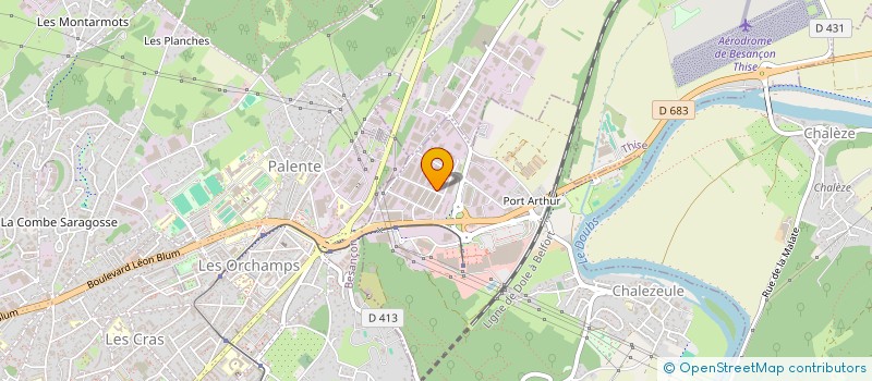 localisation de l'entreprise METAL-ID  CHALEZEULE