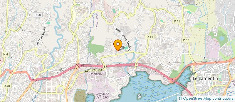 localisation de l'entreprise METAL-IMPORT  LE LAMENTIN