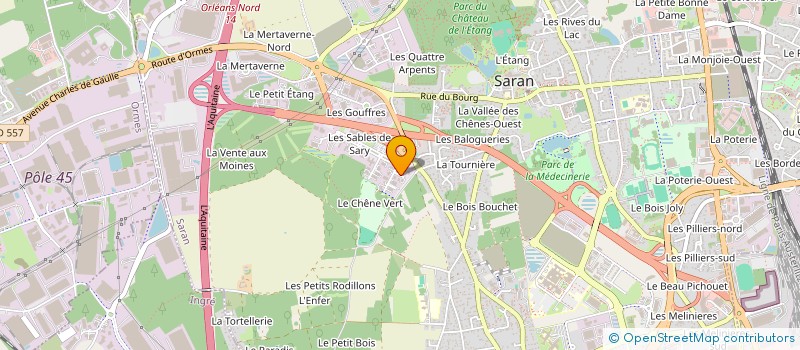 localisation de l'entreprise METAL INDUSTRIE NEGOCE ET ETUDES à SARAN