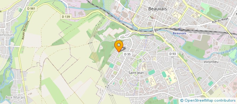 localisation de l'entreprise METAL INNOV 60  BEAUVAIS