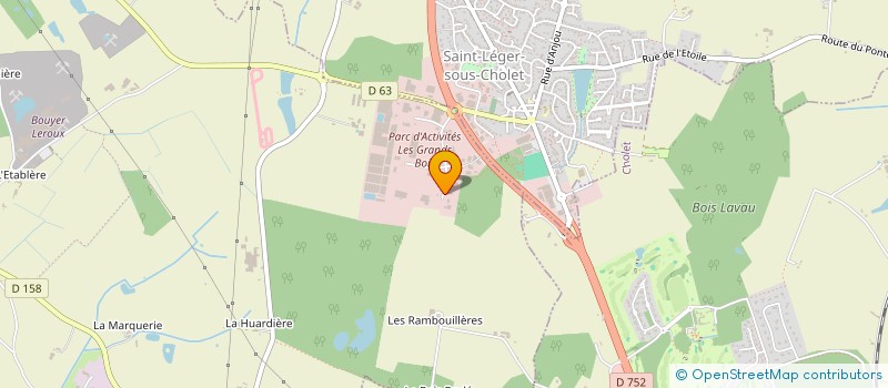 localisation de l'entreprise METAL INOV PAYS DE LOIRE à LA SEGUINIERE