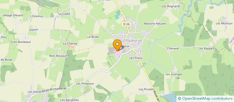 localisation de l'entreprise METAL-IX à CHAVEYRIAT