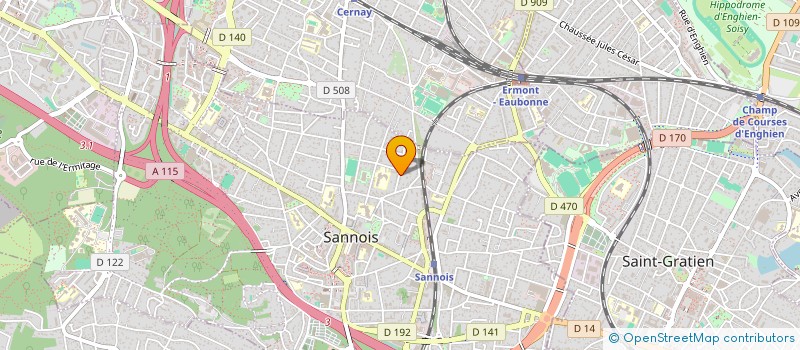 localisation de l'entreprise METAL K à SANNOIS