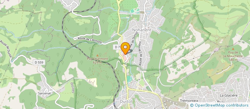 localisation de l'entreprise METAL KY  NOHANENT