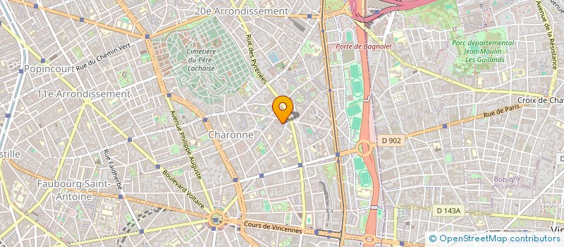 localisation de l'entreprise METAL PARIS à PARIS