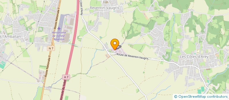 localisation de l'entreprise METAL PARTNER  CHONAS L'AMBALLAN