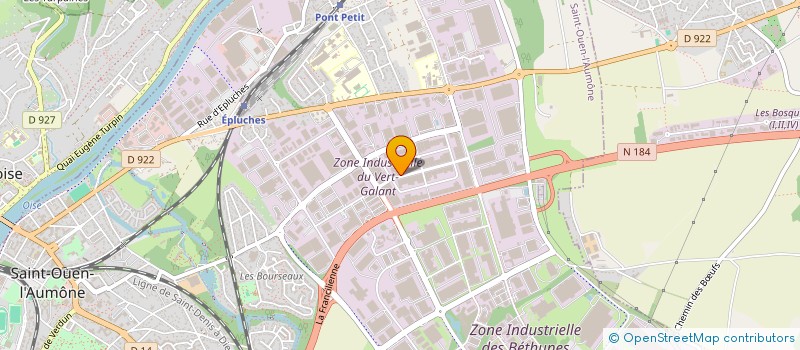 localisation de l'entreprise METAL PLV à SAINT-OUEN-L'AUMONE