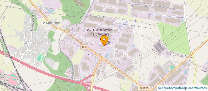 localisation de l'entreprise METAL PRODUCTION à SAINT-QUENTIN-FALLAVIER